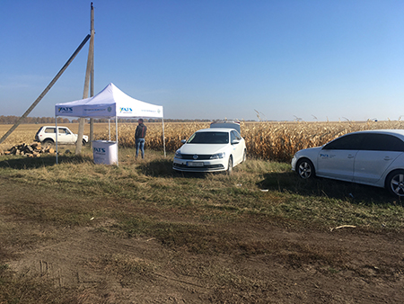 Демонстрация зерноуборочного комбайна CLAAS LEXION 7700