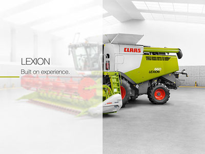 3D тур комбайнами LEXION 600 и TUCANO